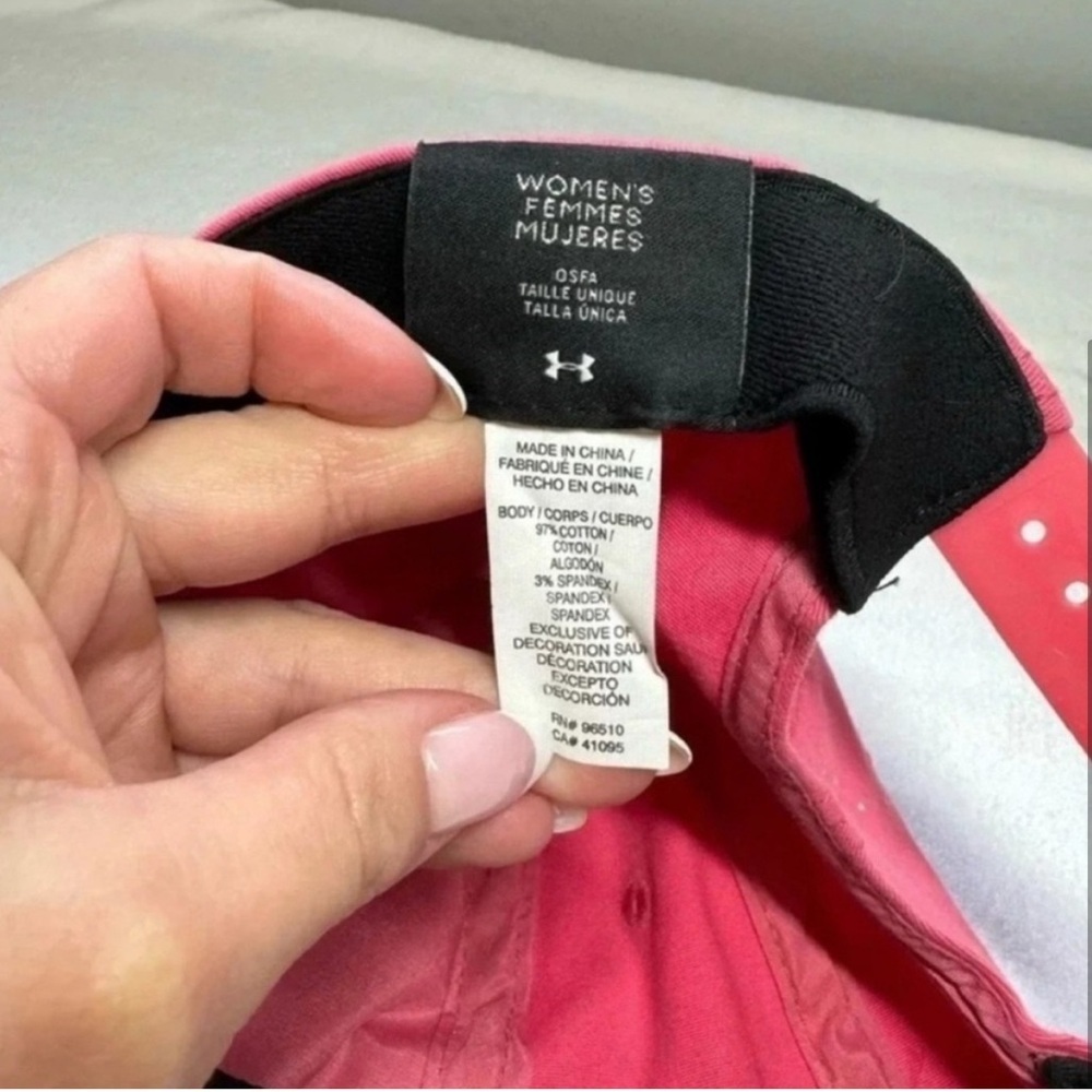 Under Armor Pink Forest Camo Cap - Picture 4 of 4